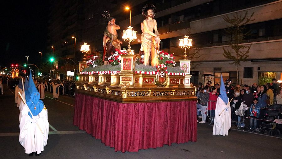 La processó del Sant Enterrament va recuperar la seva normalitat l'any passat després de la pandèmia