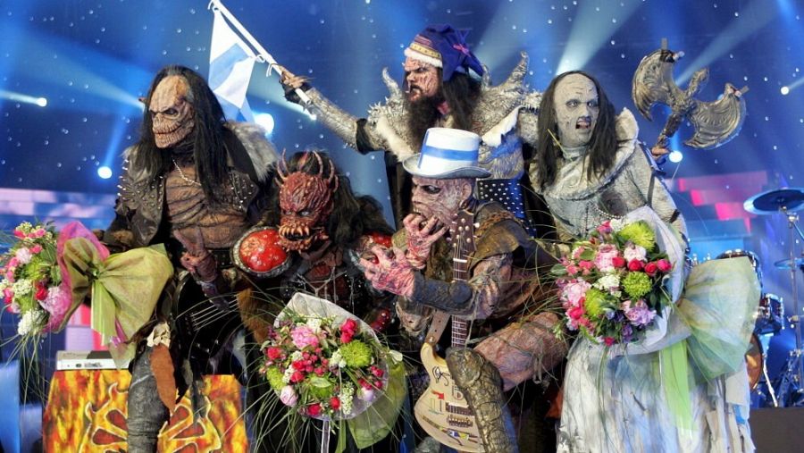 Lordi, ganador de Eurovisión 2006 por Finlandia