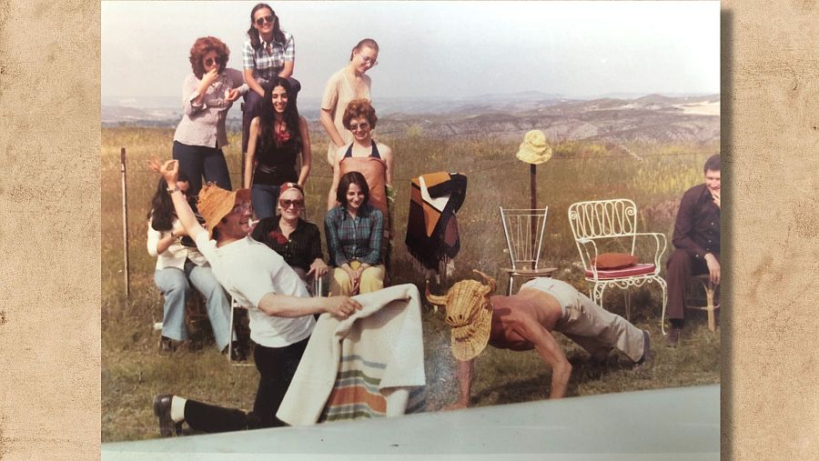 Una de los encuentros familiares de José Hierro en Nayagua