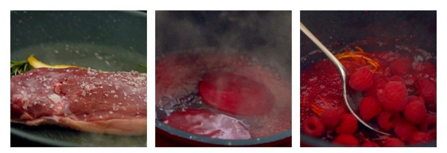 Paso a paso de la receta de magret