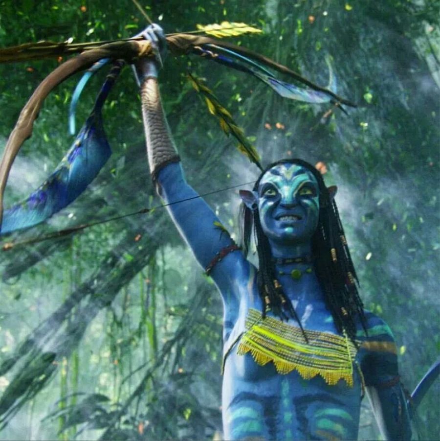 Neytiri defiende a los Na'vi con su arco