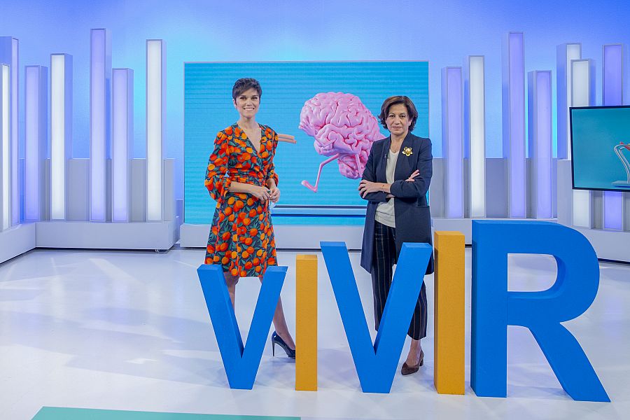 La psiquiatra María Inés López Ibor y la presentadora de Saber Vivir Miriam Moreno