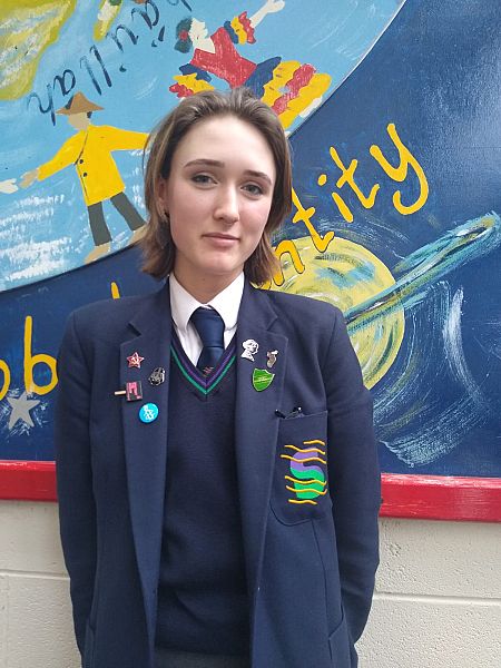 Mía, alumna en Shimna College