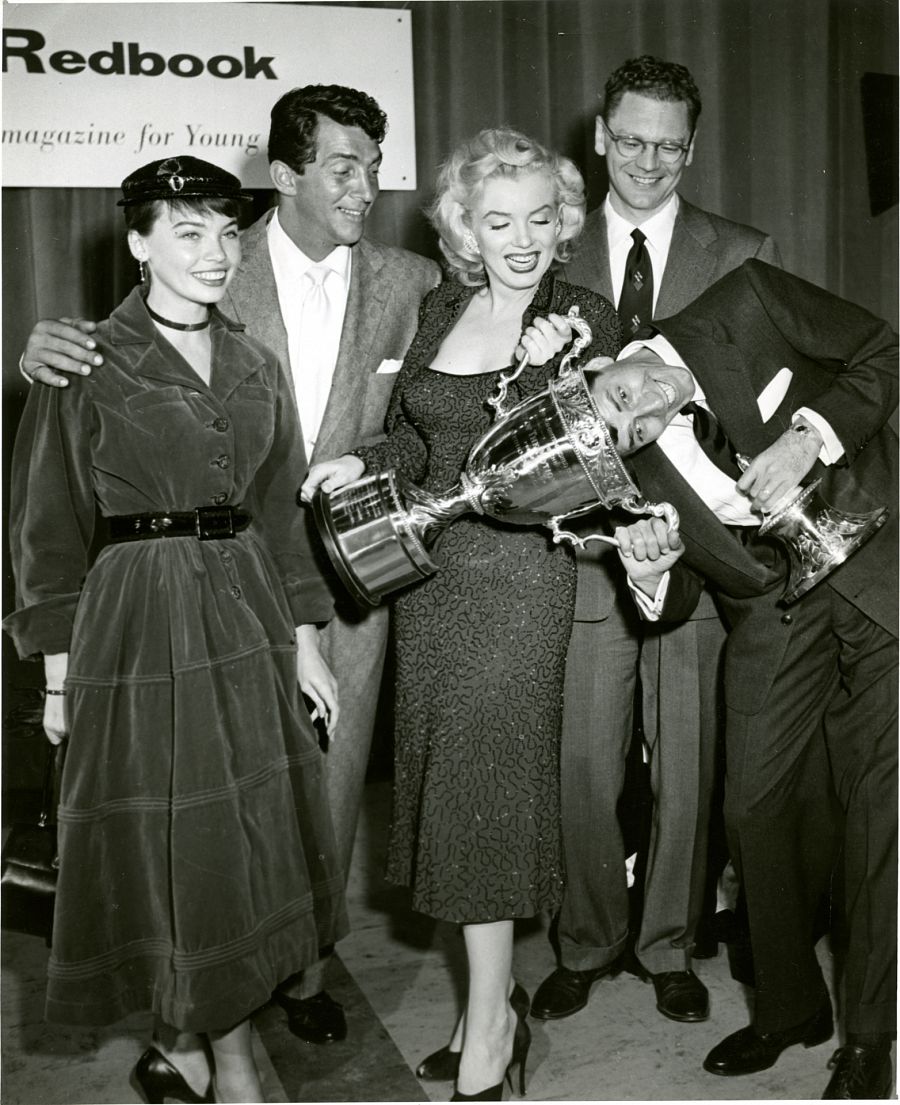 Jerry Lewis junto a Marilyn Monroe