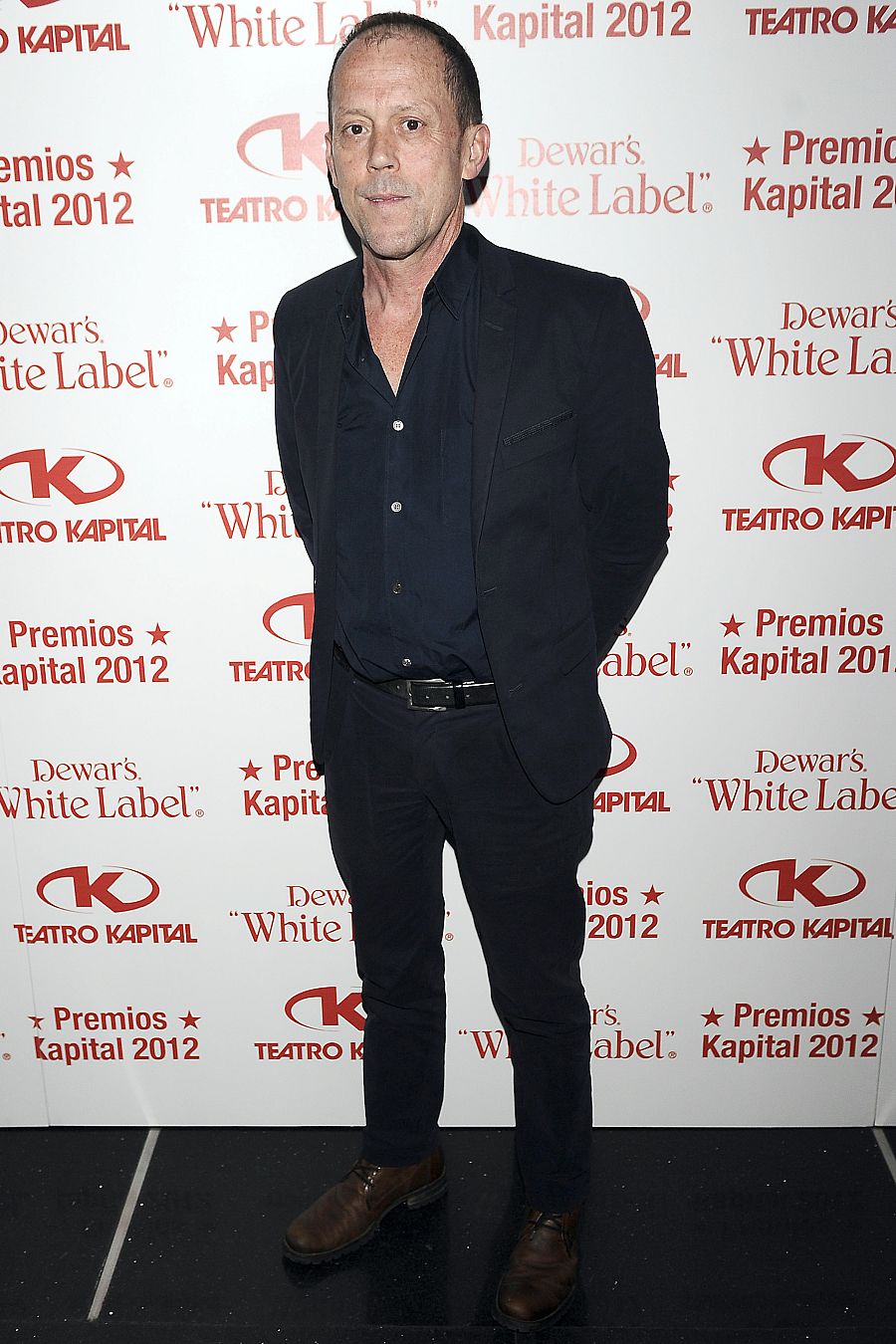 Luis San Narciso, de caracter tímido, no suele posar en los photocall, sí lo hizo en este de 2012