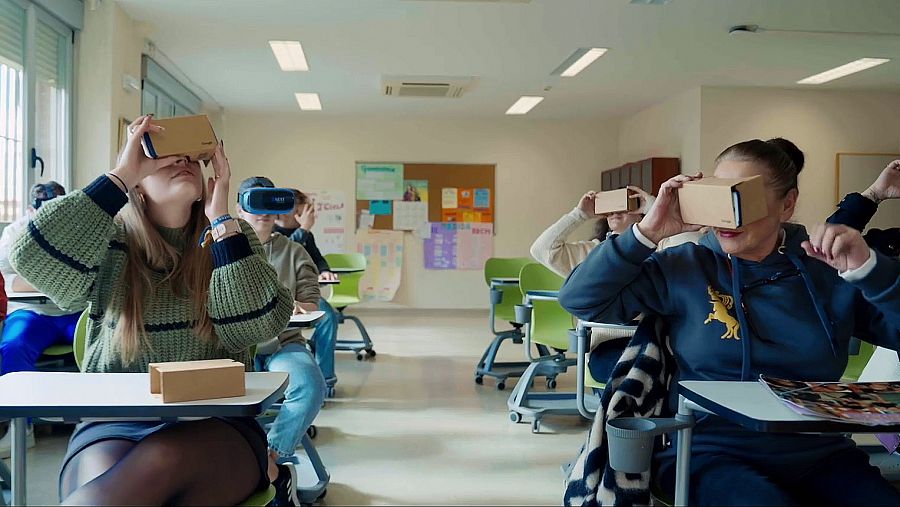 Realidad virtual en el aula.