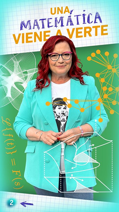 Clara Grima conduce el programa 'Una matemática viene a verte'