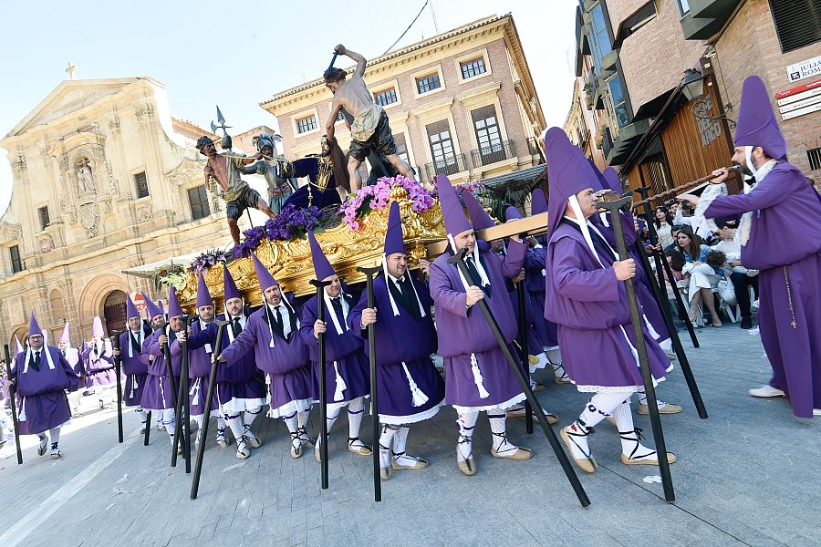 Procesión de los Salzillos de Viernes Santo, en Murcia.