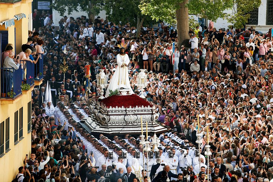 Nuestro Padre Jesús Cautivo por la calles de Málaga