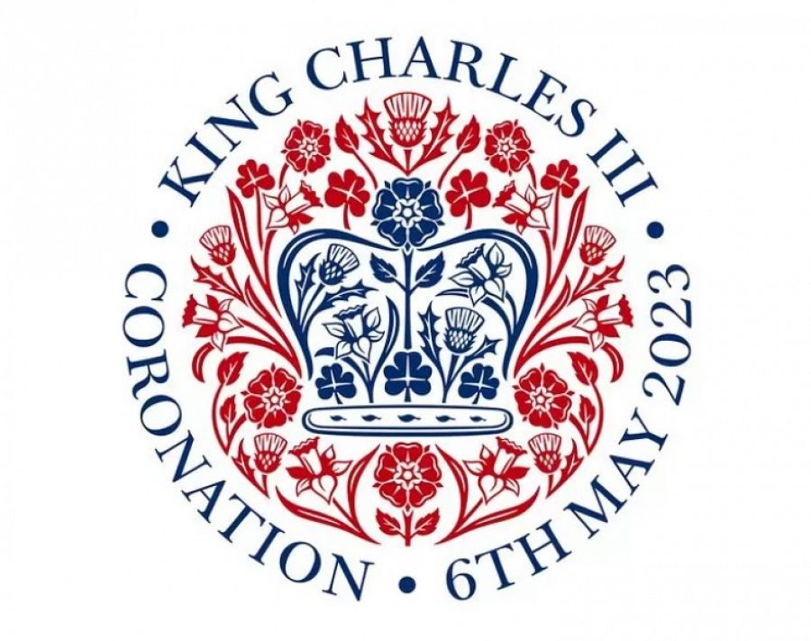 Logotipo oficial de la coronación de Carlos III