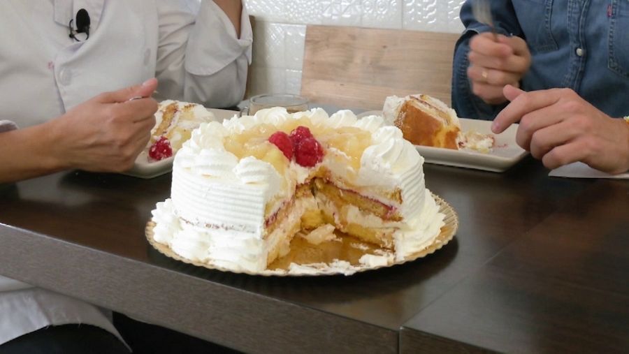 Tarta con piña