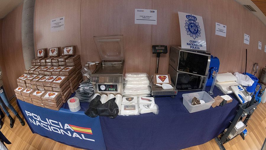 Desmantelan en el mayor laboratorio de Europa de procesamiento de pasta base de cocaína