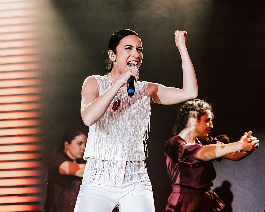 Actuación de Blanca Paloma en la preparty de Eurovisión Spain 2023
