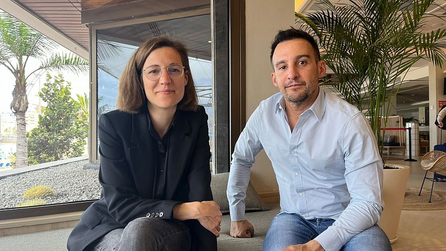 Carla Simón y Alejandro Amenábar, durante el 22º edición del Festival Internacional de Cine de Las Palmas