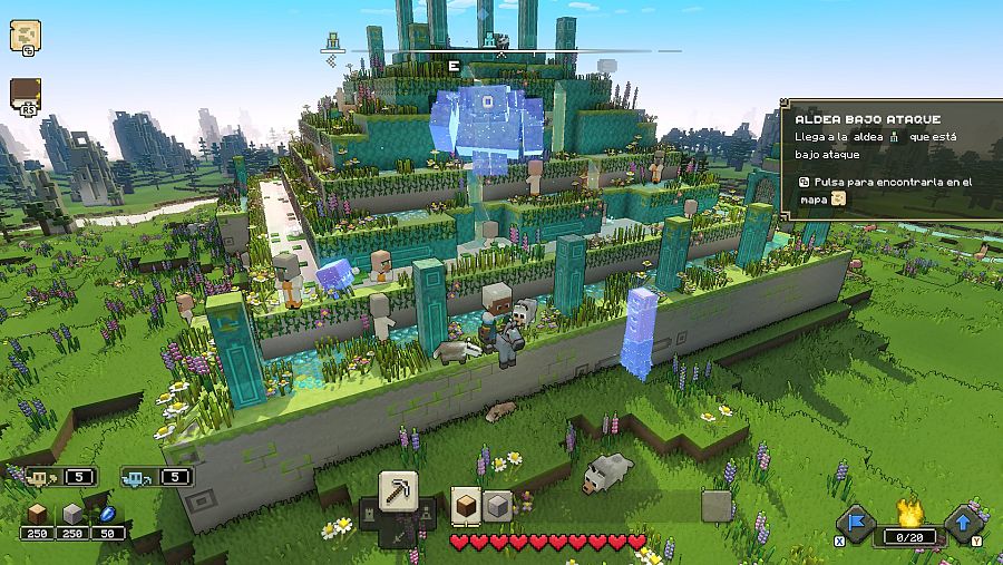 Imagen del videojuego Minecraft Legends