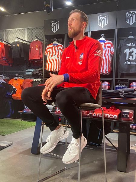 Jan Oblak concede una entrevista a RTVE