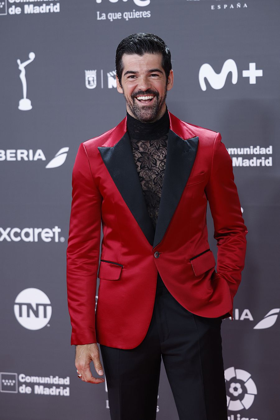 Premios Platino 2023: Miguel Ángel Muñoz en la alfombra roja