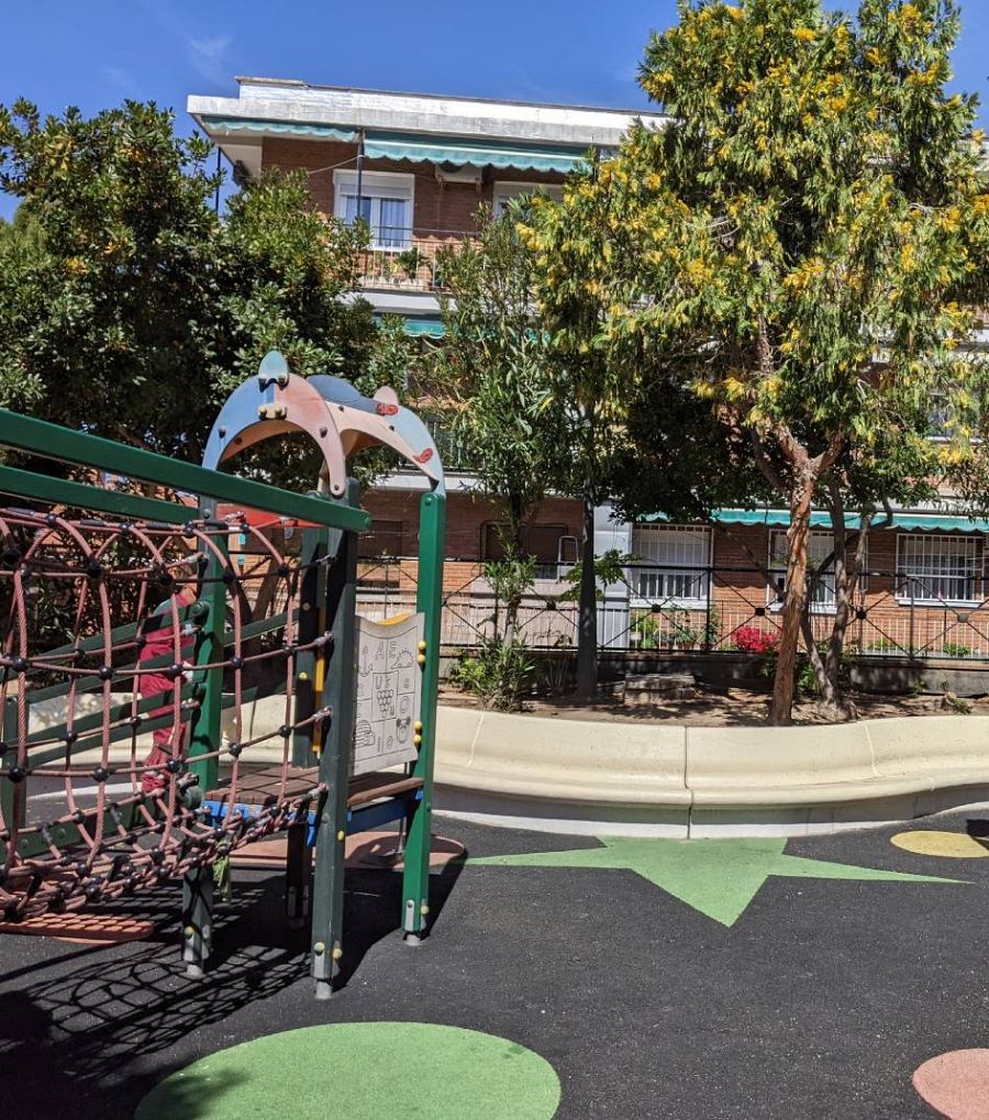 Pequeño parque en el centro de San Sebastián de los Reyes
