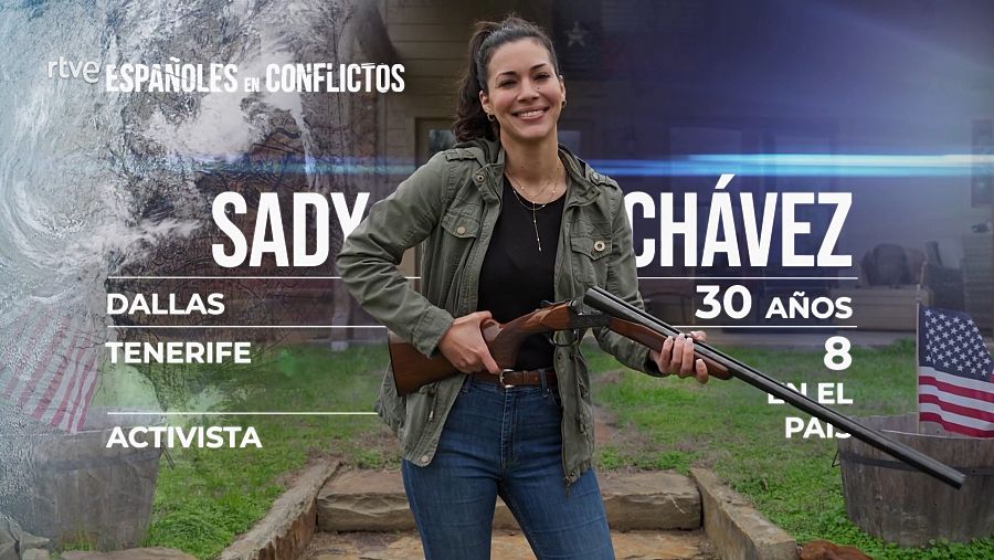 'Españoles en Conflictos' en Estados Unidos: Sady Chávez