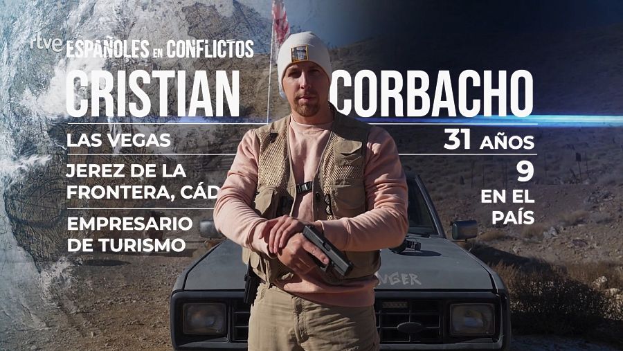 'Españoles en Conflictos' en Estados Unidos: Christian Corbacho