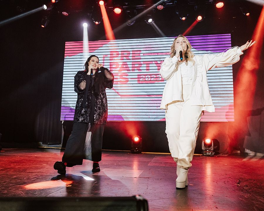 Teya & Salena, representantes de Austria en Eurovisión 2023, en la PrePartyES