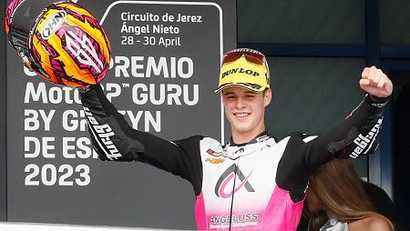 Iván Ortolá, ganador del Gran Premio de España de Moto3