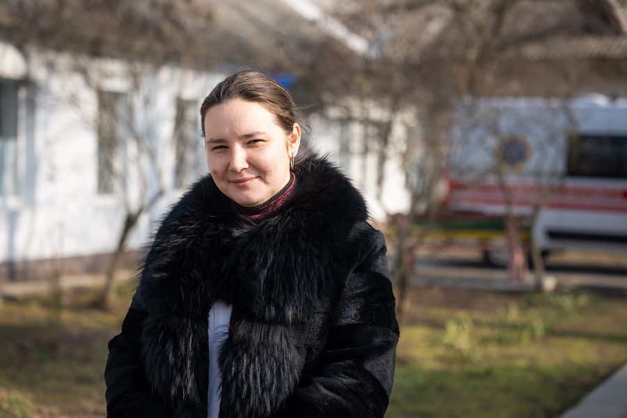 Voluntarios como Tetiana han logrado gestionar ambulatorios