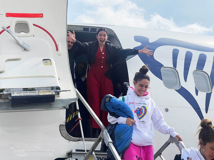 Blanca Paloma aterriza en Liverpool para participar en Eurovisión 2023