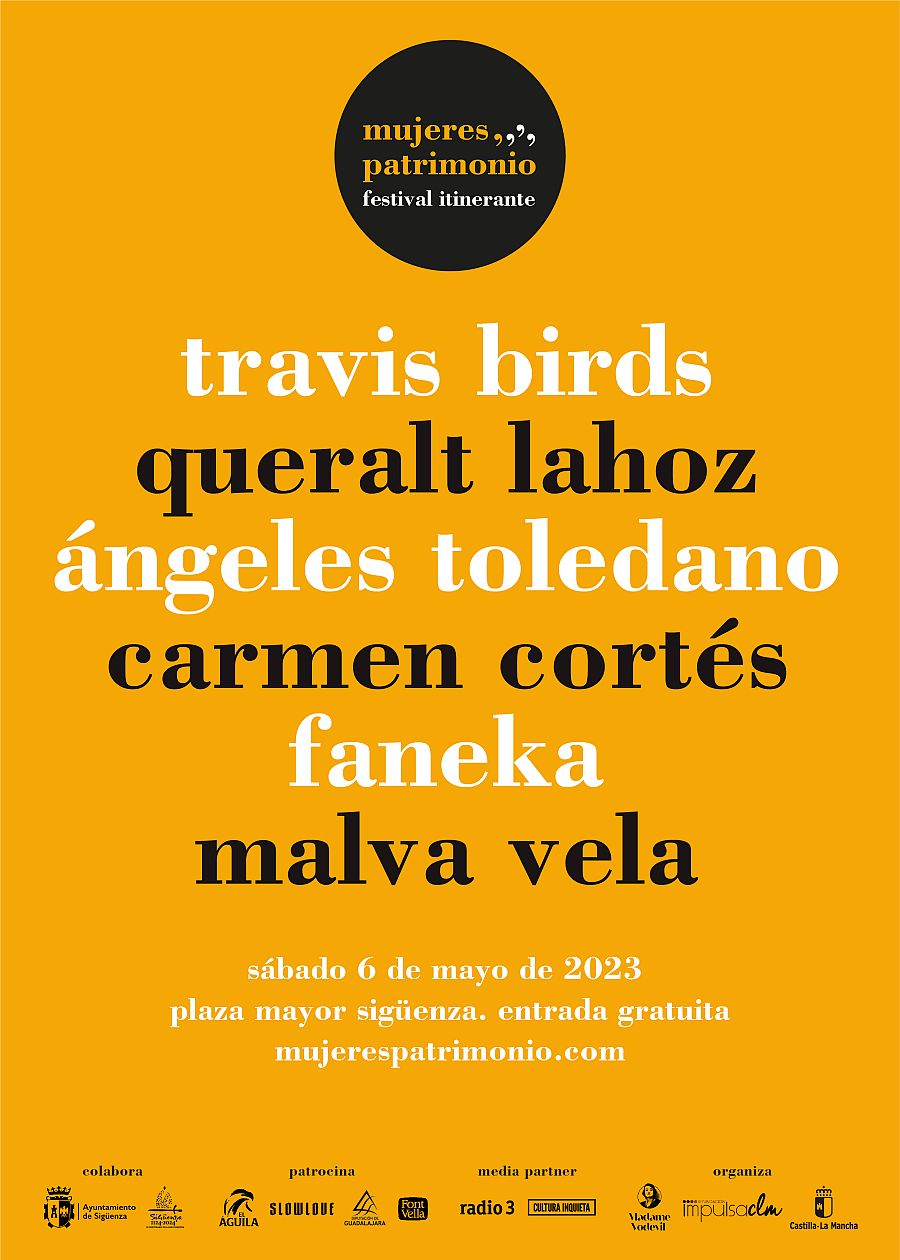 mujeres patrimonio 2023 cartel