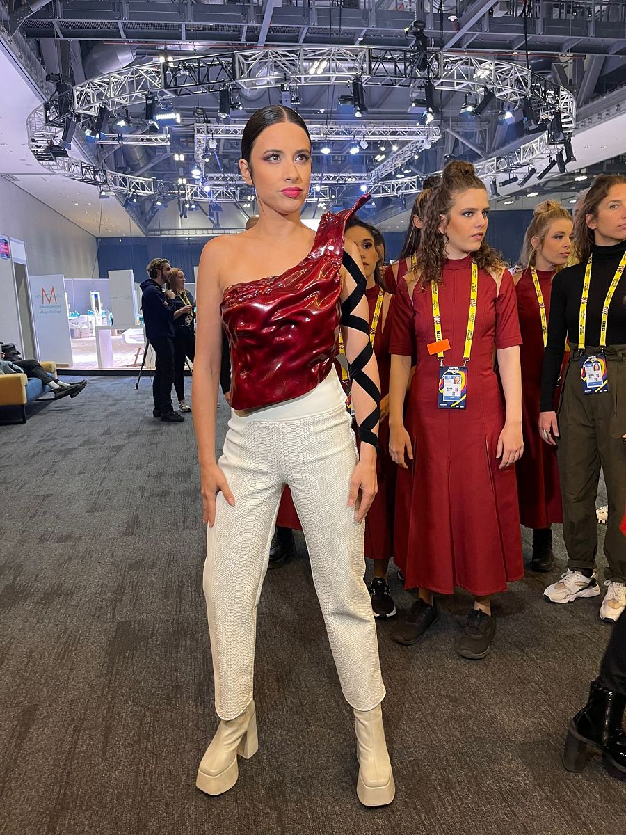 El vestuario de Blanca Paloma en Eurovisión