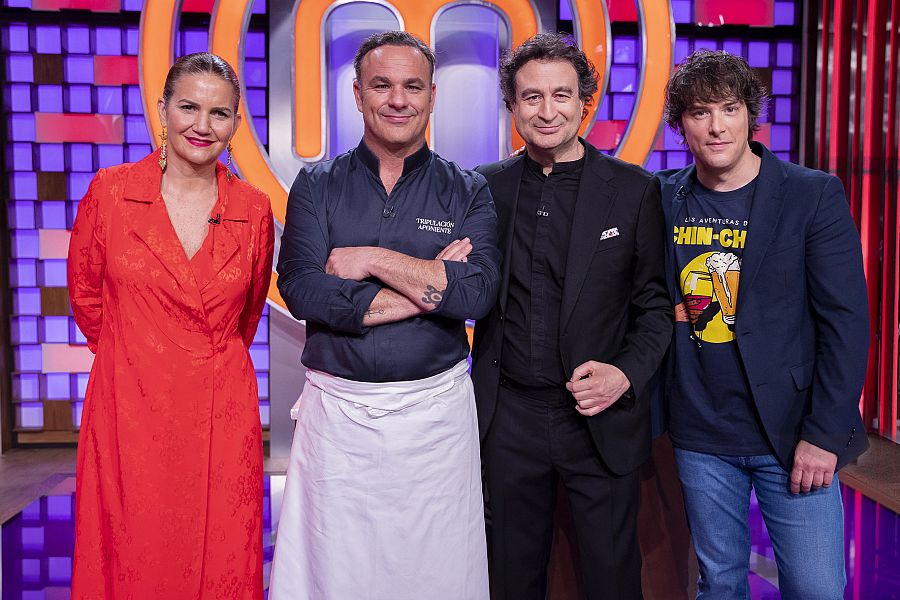  Ángel León y el jurado de MasterChef