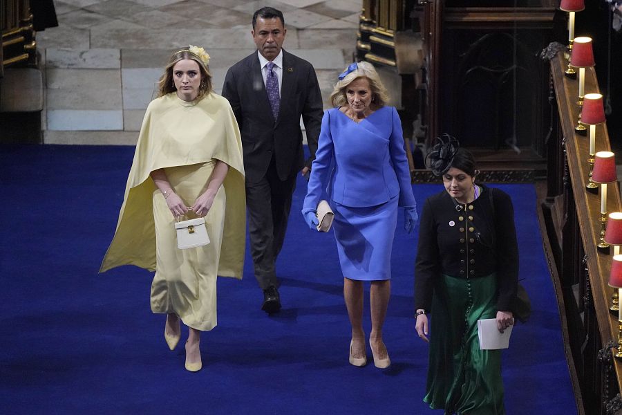 Jill Biden en la Coronación de Carlos III
