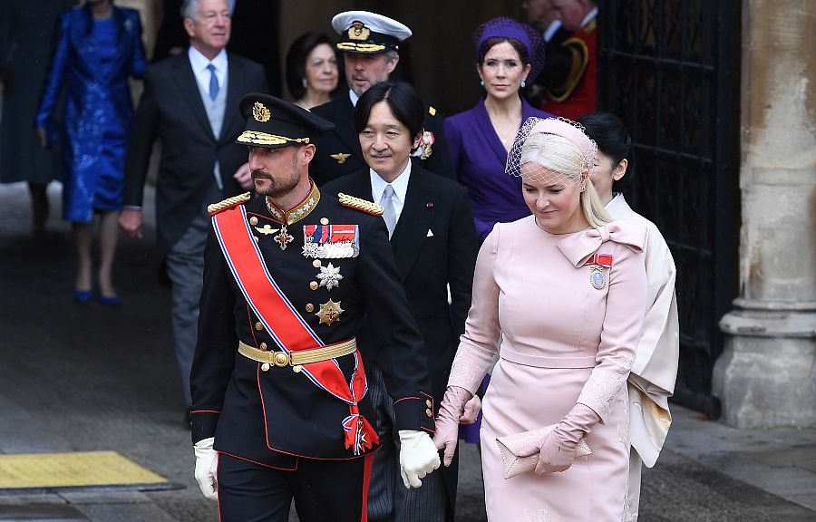 Haakon de Noruega y la Princesa Mette Marit