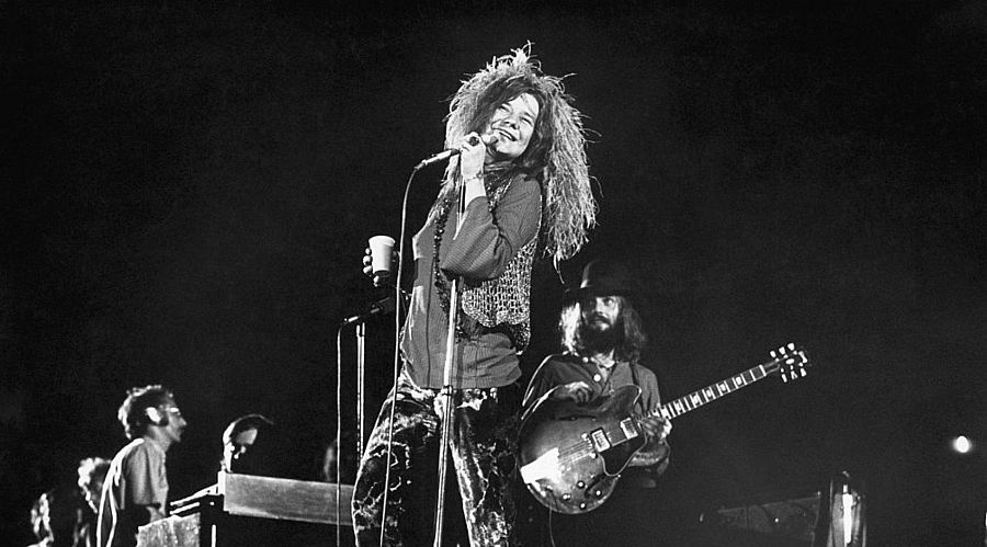 La cantante estadounidense Janis Joplin