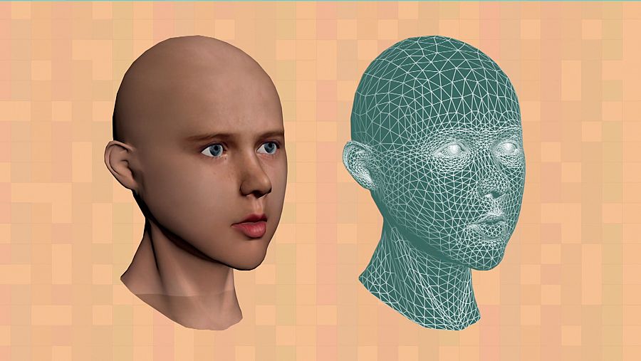 Triangulación de superficies: Rostro