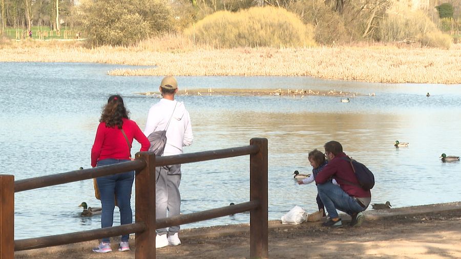 Los burgaleses hacen muchísima vida en el río