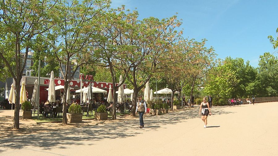 El Parque del Manzanares tiene muchas zonas de ocio en Madrid Río