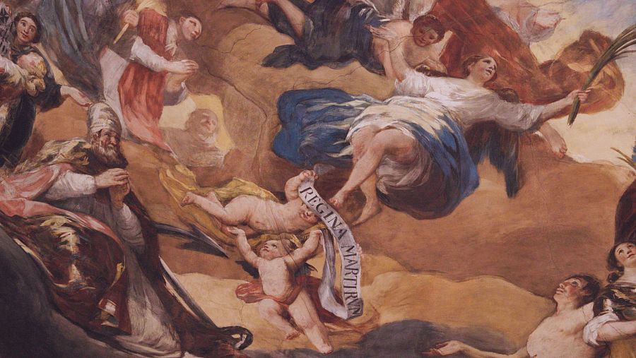 Cúpula Regina Martyrum en la basílica del Pilar de Zaragoza