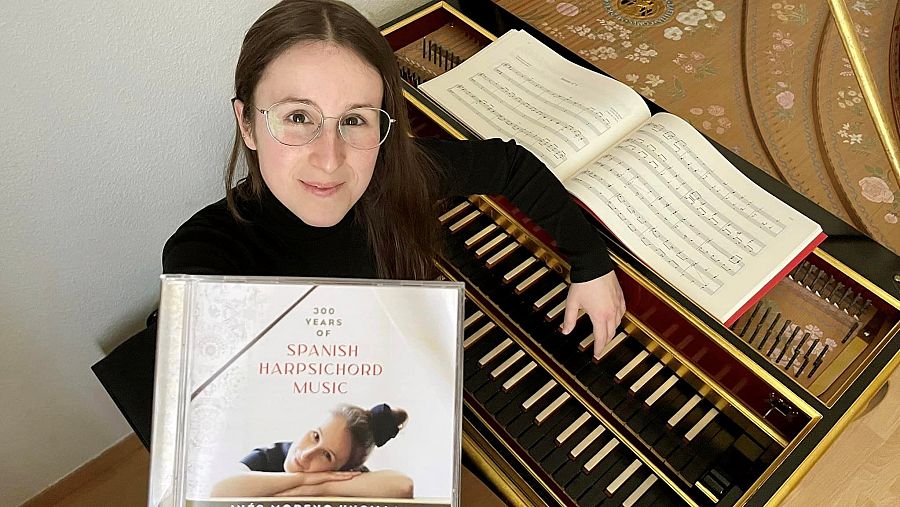 La clavecinista Inés Moreno Uncilla