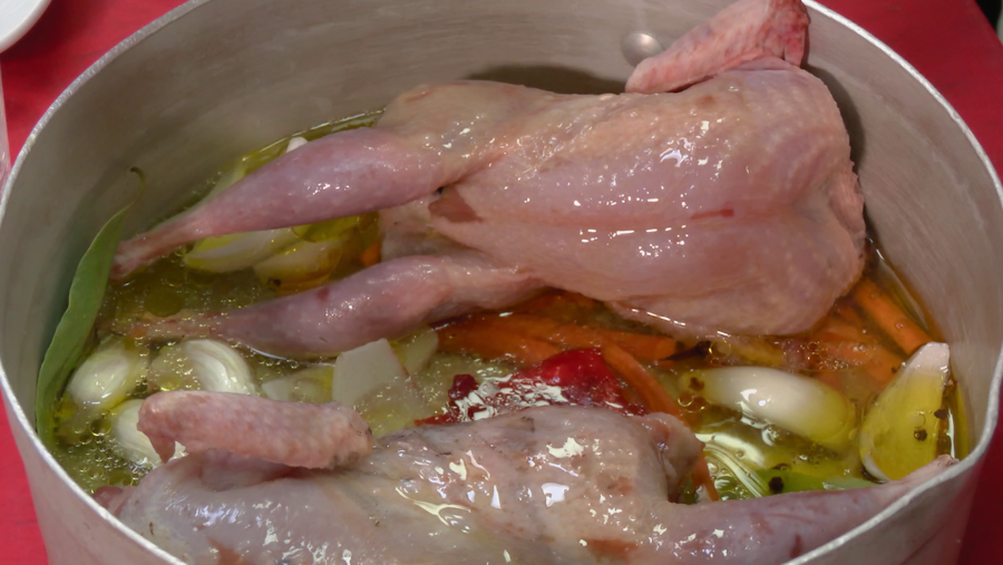 Perdices en escabeche