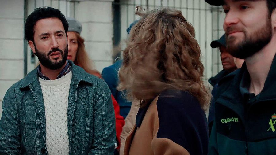 David Cid en su aparición en la serie '4 estrellas'