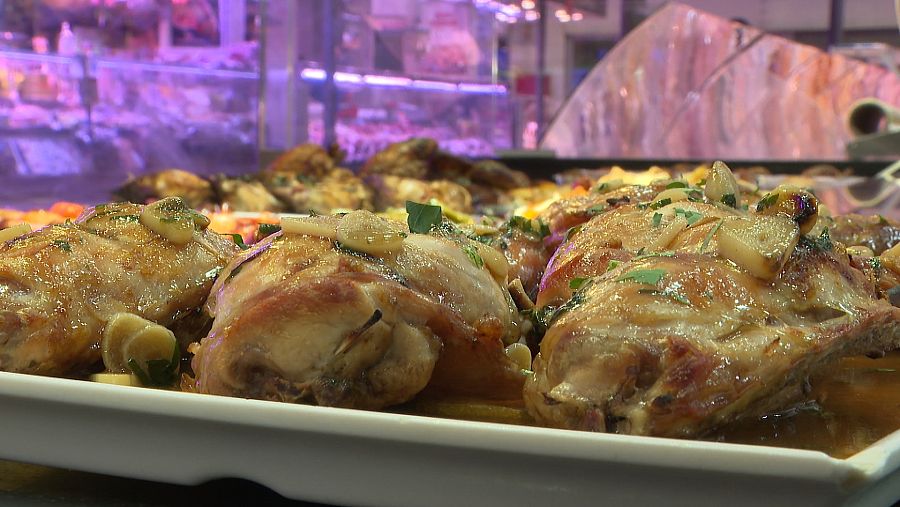 Carne de conejo guisada