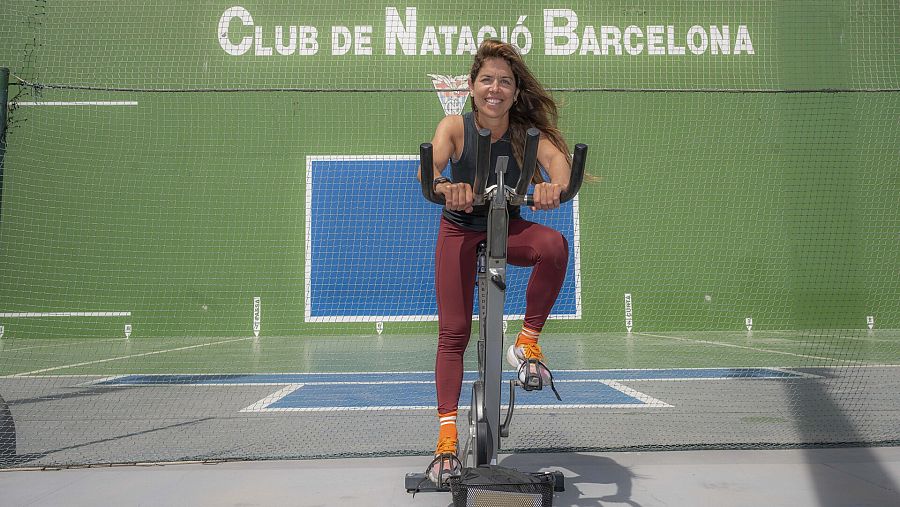 Margarita Puig va ser nedadora de sincronitzada i waterpolista