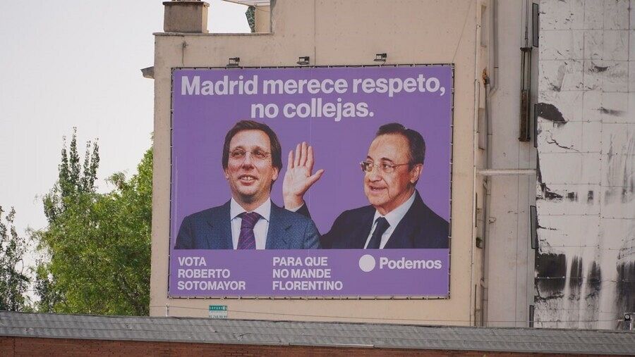 Nueva lona de Podemos por el 28M: 