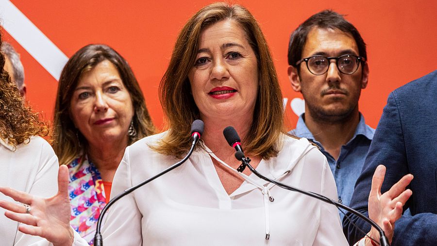 La candidata del PSOE a la presidencia del Govern balear, Francesca Armengol