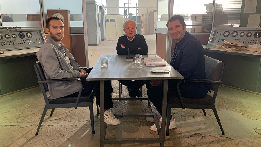 Ricardo Gómez, Juan Echanove y Carlos del Amor