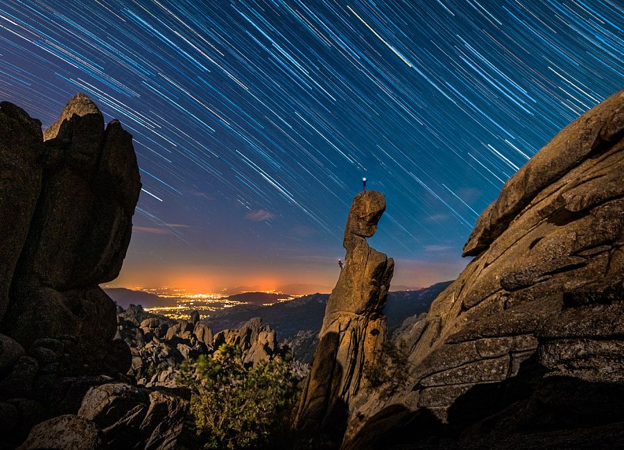 Fotografia de Dani Sanz en La Pedriza, en la Sierra de Guadarrama