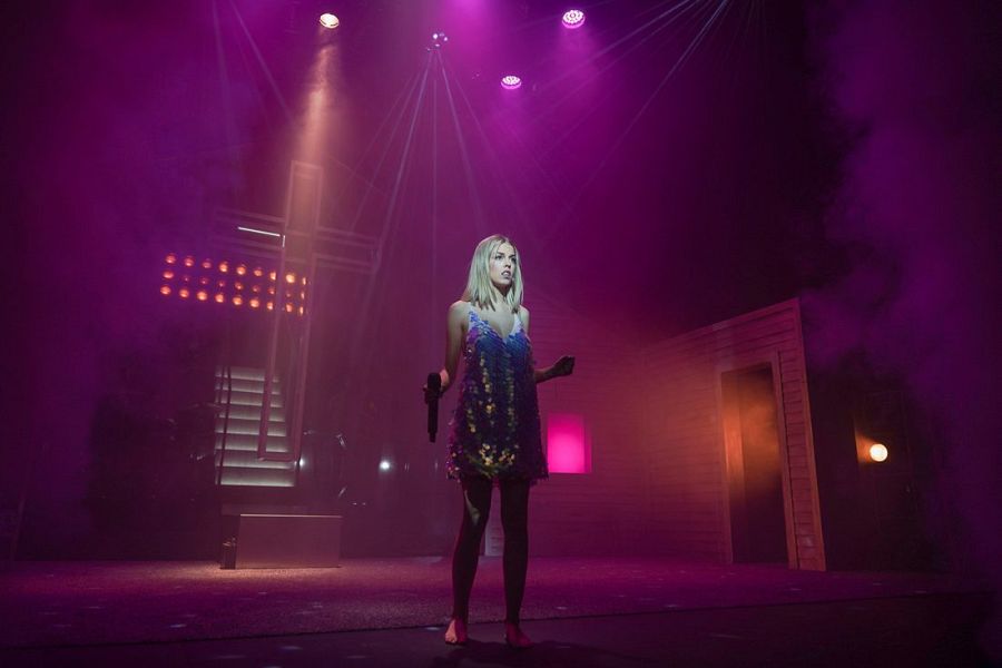 Nerea Rodríguez durante una función de 'La Llamada'