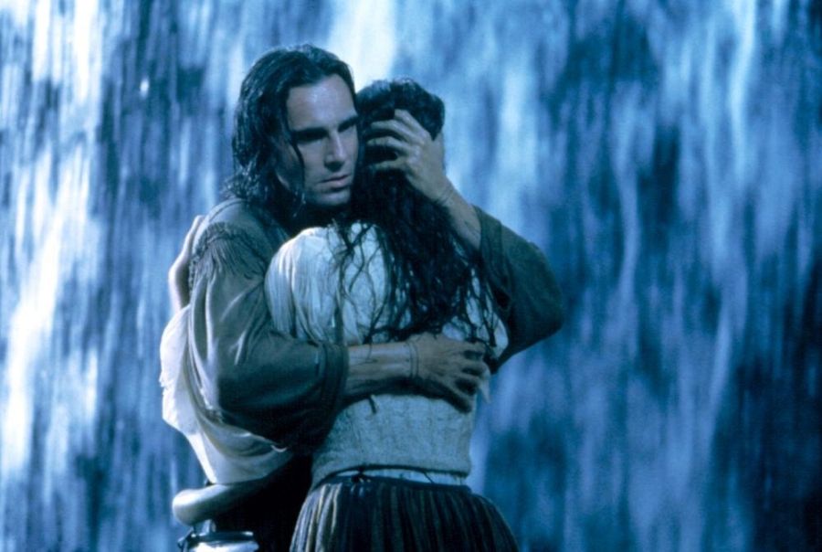 Daniel Day-Lewis y Madeleine Stowe en 'El último mohicano'