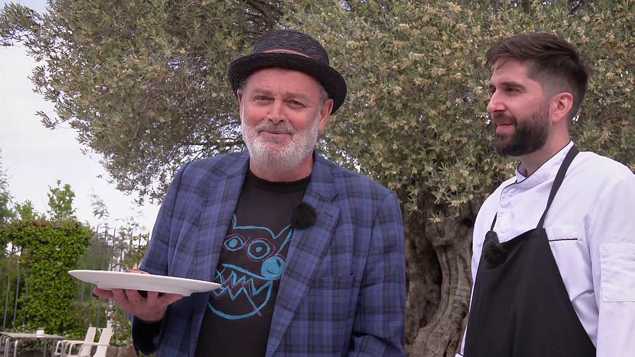 Pablo Carbonell y el chef David Martín